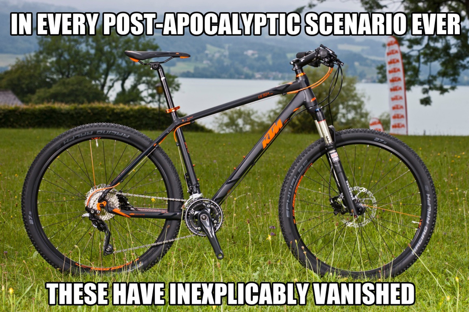 post apocalypse bicycle - In Every PostApocalyptic Scenario Ever These Have Inexplicably Vanished