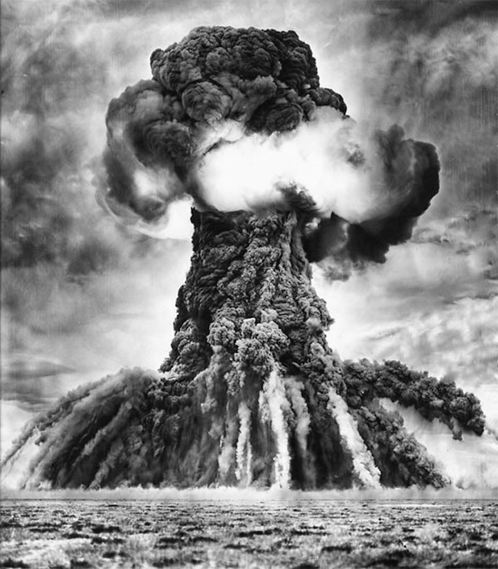 The 140-kiloton Chagan nuclear test, Soviet Union, 1965. Hiroshima's" Little Boy" 13-18-kiloton, Nagasaki's "Fat Man" 20-22-kiloton.