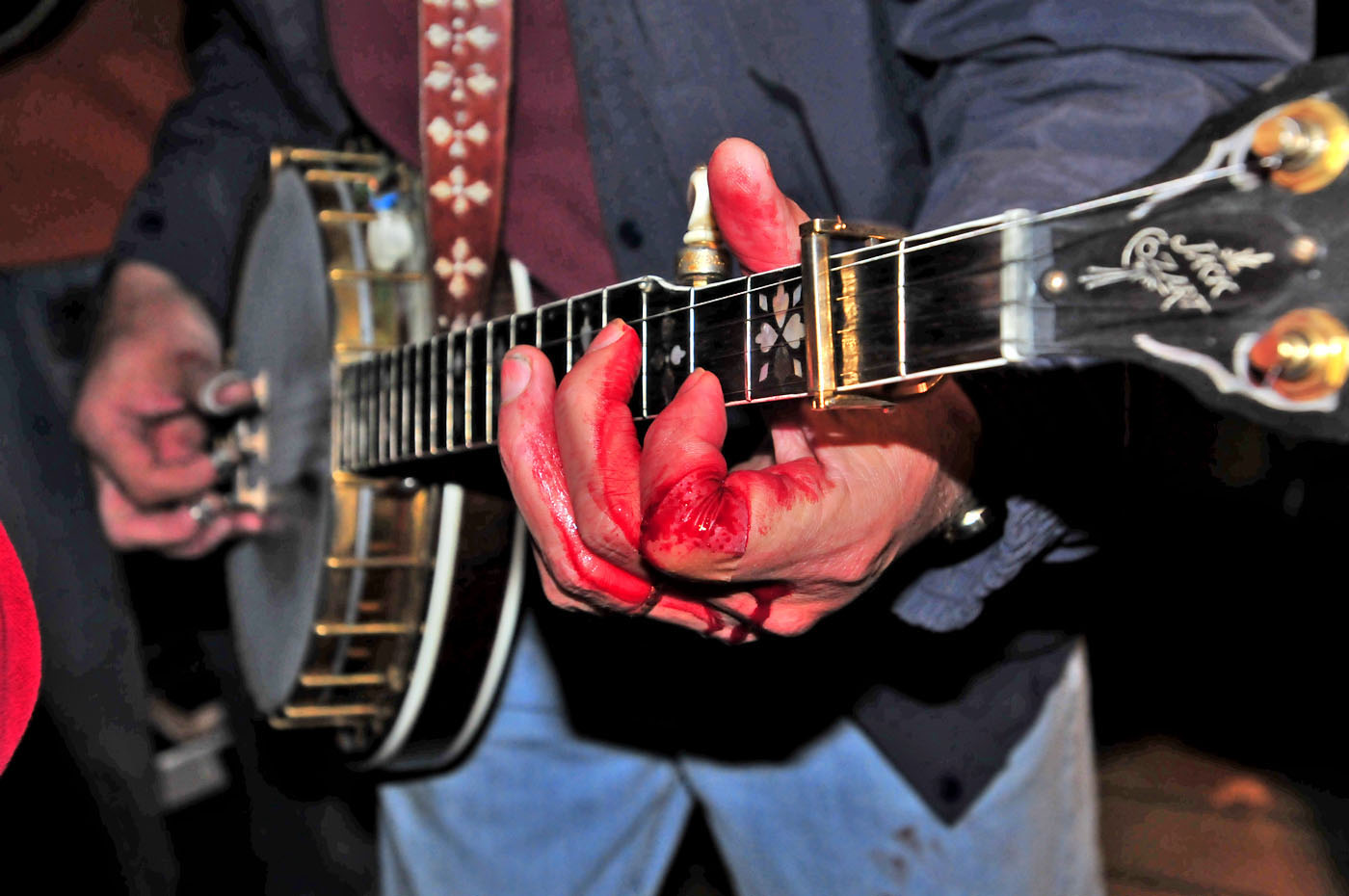 Bloody Banjo Player Picture eBaum's World