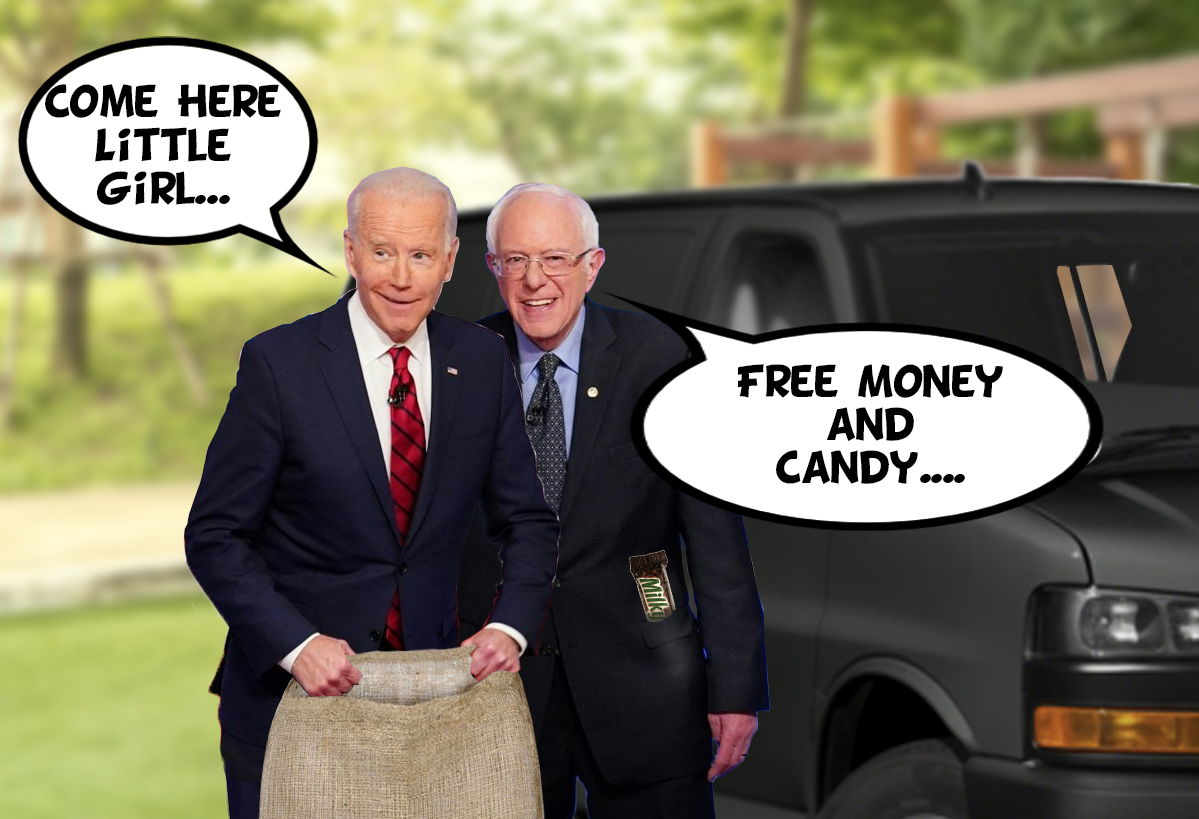 Bad touch Uncle Joe Biden and his accomplice.
