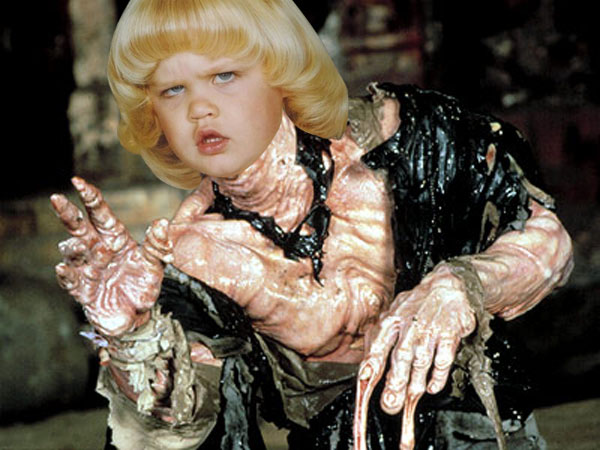 what happens when you get toxic waste poured over you...honey booboo