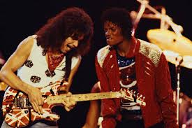 Eddie Van Halen plays the guitar solo in the middle of Michael Jackson's Beat It.