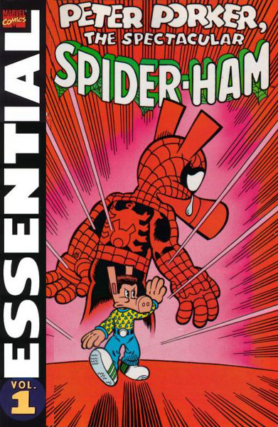 In 1983, Marvel published a comic about Your friendly neighborhood Spider-Ham. He was a Spider-Pig named Peter-Porker