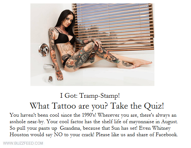 The absolute worst Facebook quizzes Ever!