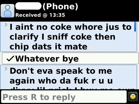 coke whore