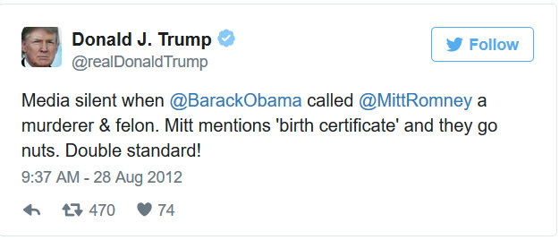 36 times Trump didn't comment on Obama's birth certificate