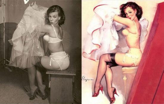 Behind the Scenes of Pin-up Girl Art