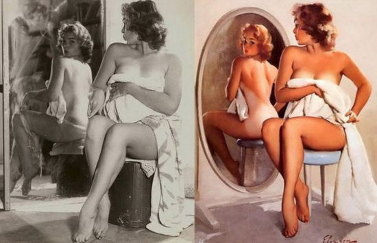 Behind the Scenes of Pin-up Girl Art