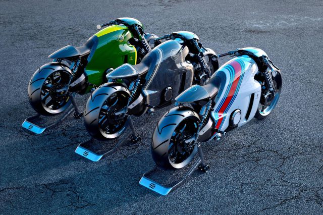 The Lotus C-01, designed by the same person who created the Tron: Legacy bike.