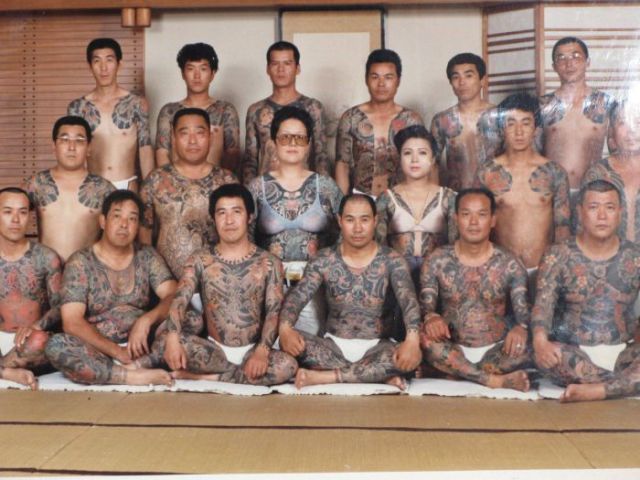 Yakuza family portrait