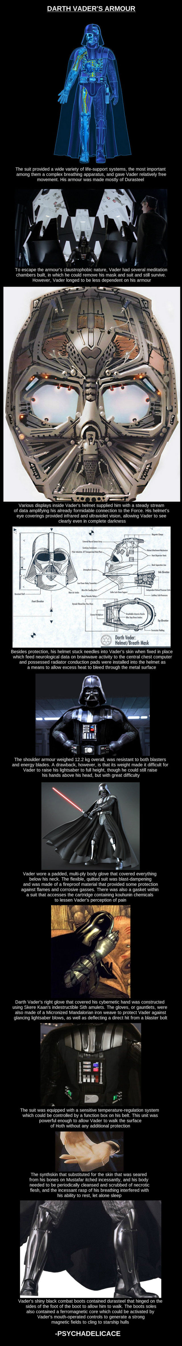 Everything You Wanted To Know About Darth Vaders Amour
