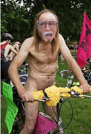 Grandpa Riding his bike