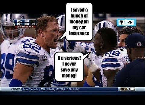 Witten and Bryant talking insurance at the wrong time