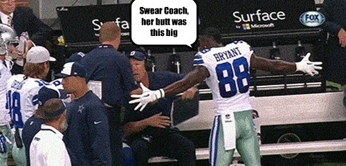 Dez Bryant telling the coaches the truth...