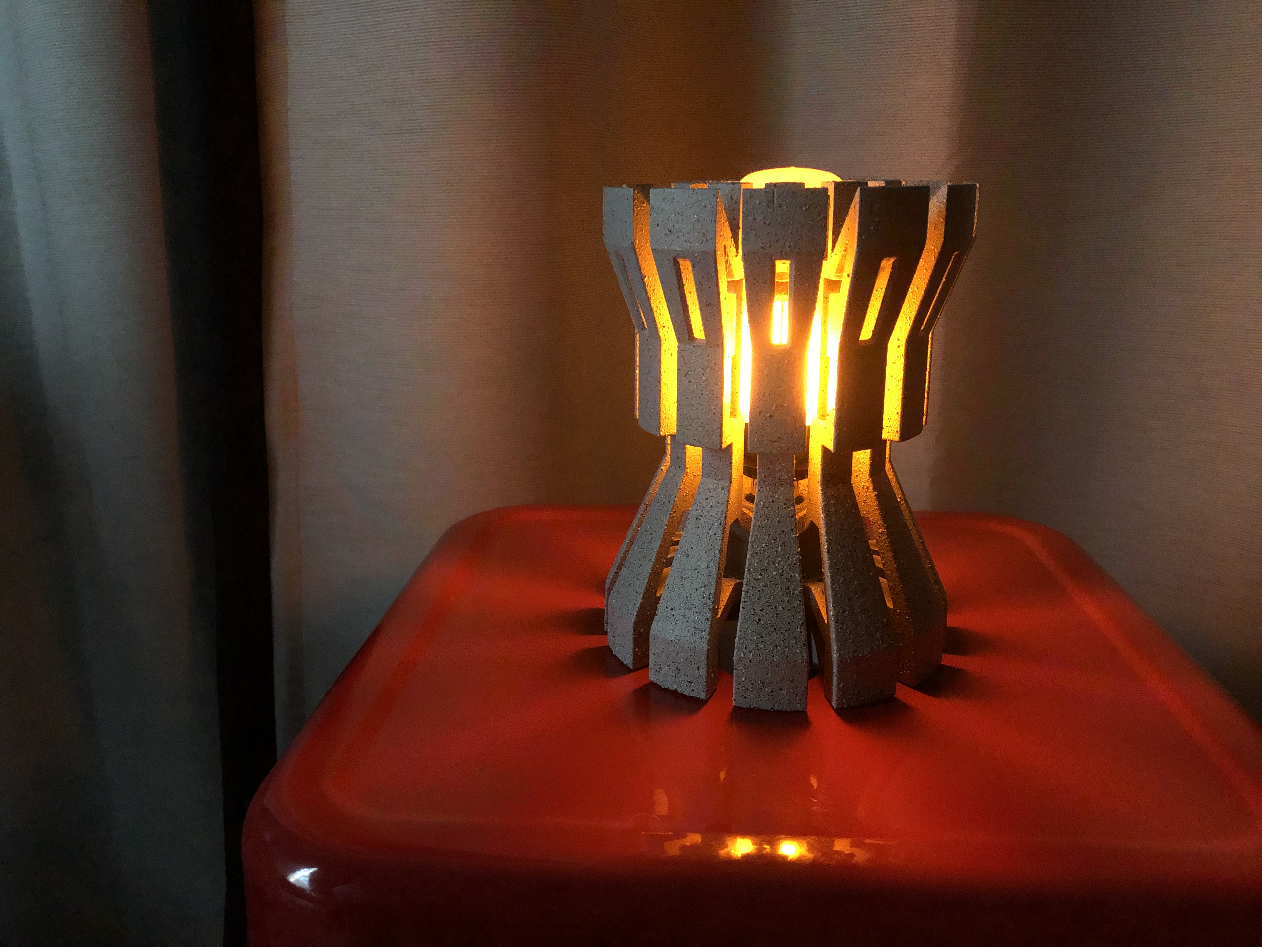 3d printed lamp that I made