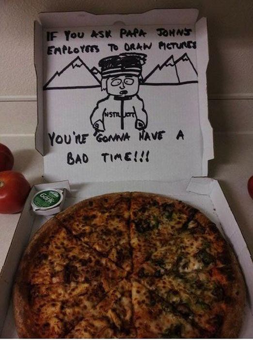 Thanks pizza guy!