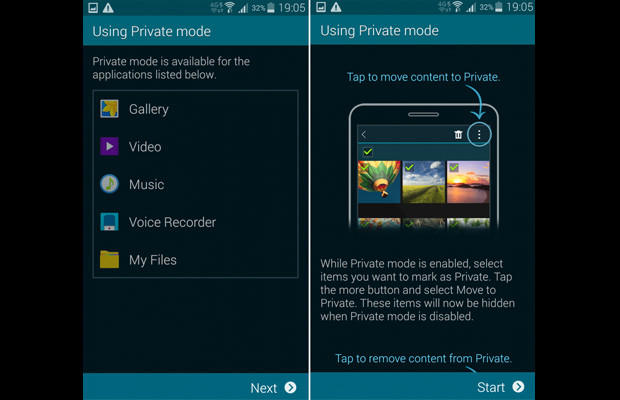 You can enable private mode in your settings to keep people from snooping around your phone.