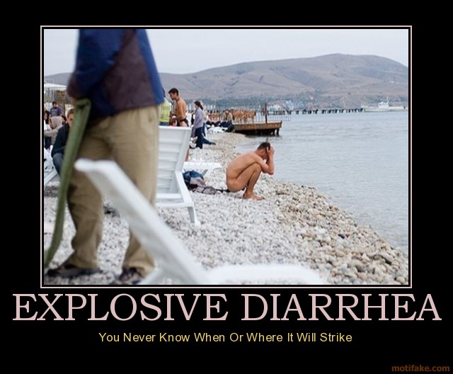 Where will you be when diarrhea strikes?!?