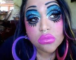 Maybe a little to much makeup?