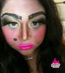 Maybe a little to much makeup?