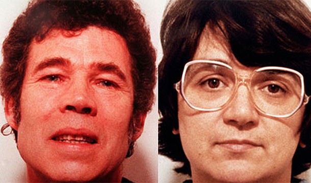 Fred  Rose West Between 1967 and 1987 Fred West and his wife Rose tortured, raped and murdered at least 11 young women and girls, many at the couples homes at 25 Cromwell Street, Gloucester which was later nicknamed the house of horrors. The pair were finally apprehended and charged in 1994 after police obtained a search warrant and located several human bones buried within the garden and under the floor boards. Having been arrested and during his trial, Fred West hanged himself in his prison cell prior to being convicted. In 1995 Rose West was jailed for life having been found guilty on 10 counts of murder. Their house at Cromwell Street was demolished in 1996 to discourage souvenir hunters.