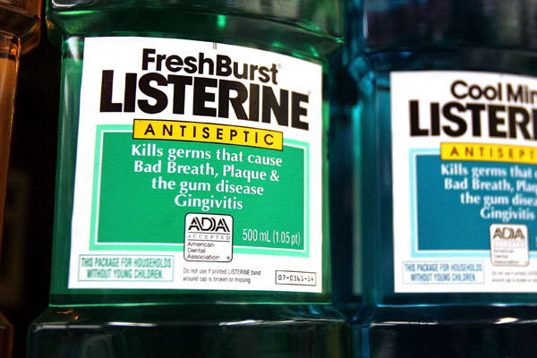 Listerine, The claim: Listerine can prevent and cure colds and sore throats rinsing with it is as effective as flossing in fighting tooth and gum decay.The truth: Initially sold as a surgical antiseptic in the 19th century, Listerine was the first product marketed as a mouthwash starting in 1914. In a landmark 1976 case, the FTC declared that the health claims were bogus and forced Warner-Lambert, its manufacturer at the time, to spend 10 million on ads that read, Contrary to prior advertising, Listerine will not help prevent colds or sore throats or lessen their severity. More recently, in 2005, a federal judge ordered Pfizer, then maker of Listerine, to pull its commercials claiming that rinsing with Listerine is as effective as flossing in fighting tooth and gum decay.
