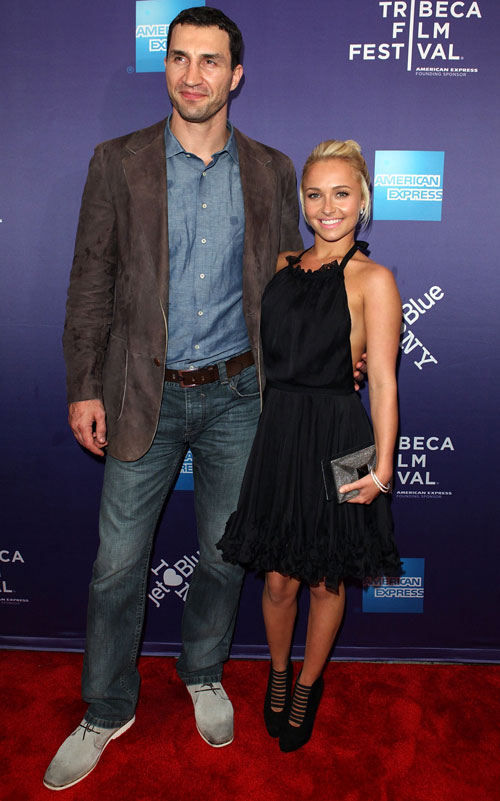 Nashville star Hayden Panettiere, 23, dated Russian boxer Wladimir Klitschko, 36, for two years before their split in May 2012. Their 13-year age difference wasn't the only big number between them: Shes just under 5'2 he towered over her at 6'6!