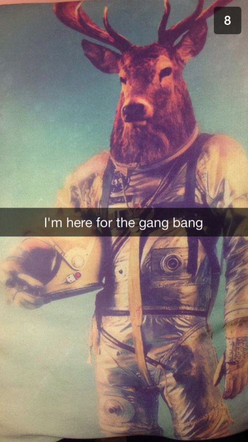 snapchat gentlemen broncos art - I'm here for the gang bang