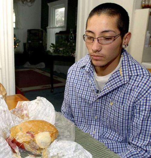 Van Miguel Hartless had quite a bad day at Burger King in 2007, not only did the employee behind the counter refuse to make his Southwestern Whopper "his way," he also found an unwrapped condom in it. After getting in an altercation over the specifics of his order, he took his meal home, bit into it, and discovered the condom. The manager's reaction to this news was to literally laugh in the dude's face. Hartless got the last laugh in 2010, though, when his case was settled out of court.