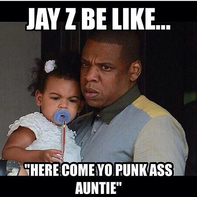 Jay- Z With Blu Ivy talking about her aunt...