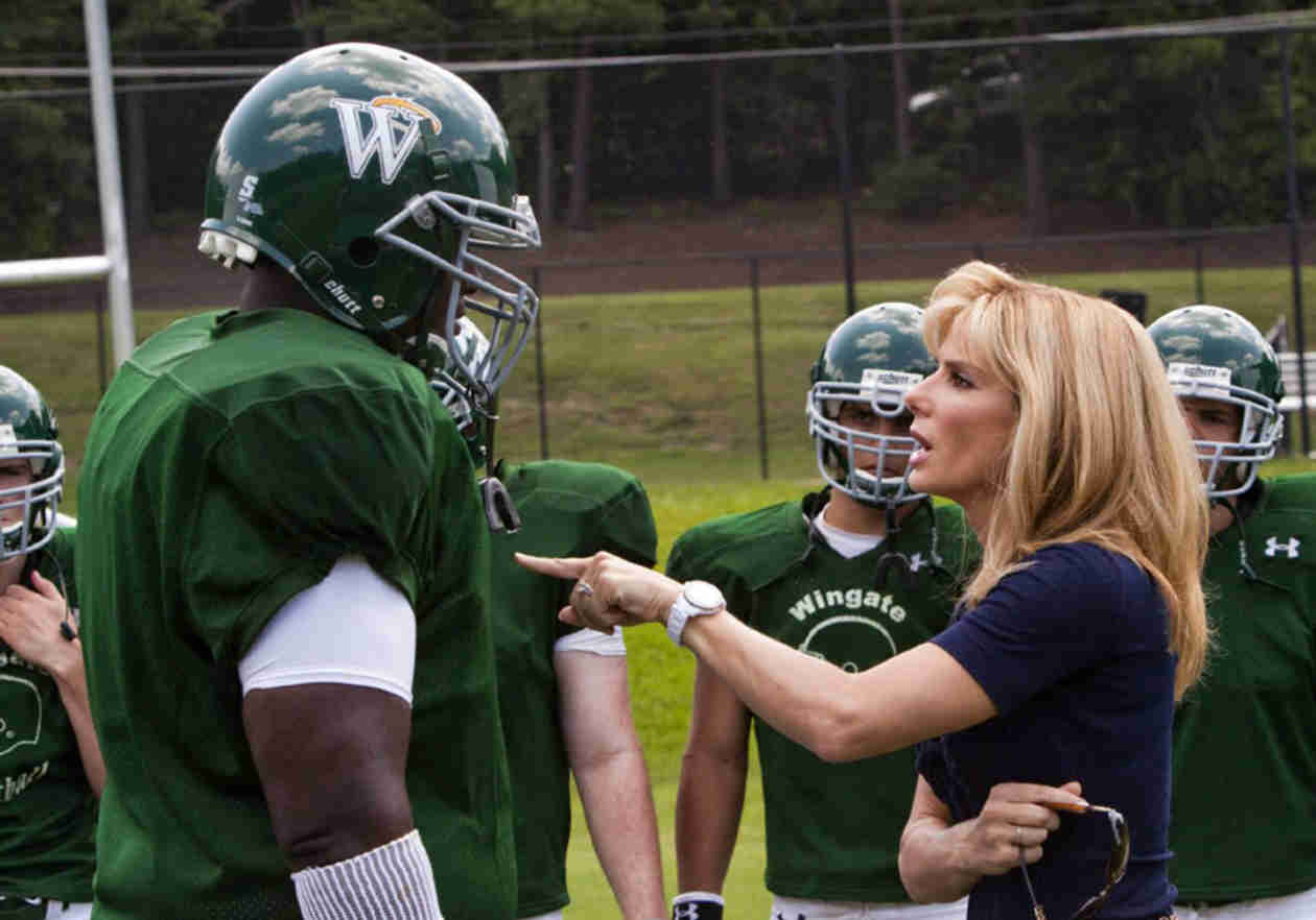 Sandra Bullock turned down the role of Leigh Anne Tuohy three times because of her concerns about playing the part of a devout Christian. During the first couple weeks of shooting, she thought her acting was so bad she considered dropping out. Thank God she didn't  and hey, it earned her an Oscar for Best Actress in a Leading Role!