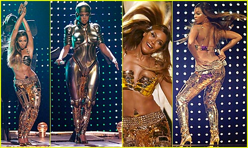 Beyonce's 100K gold Balenciaga leggings.