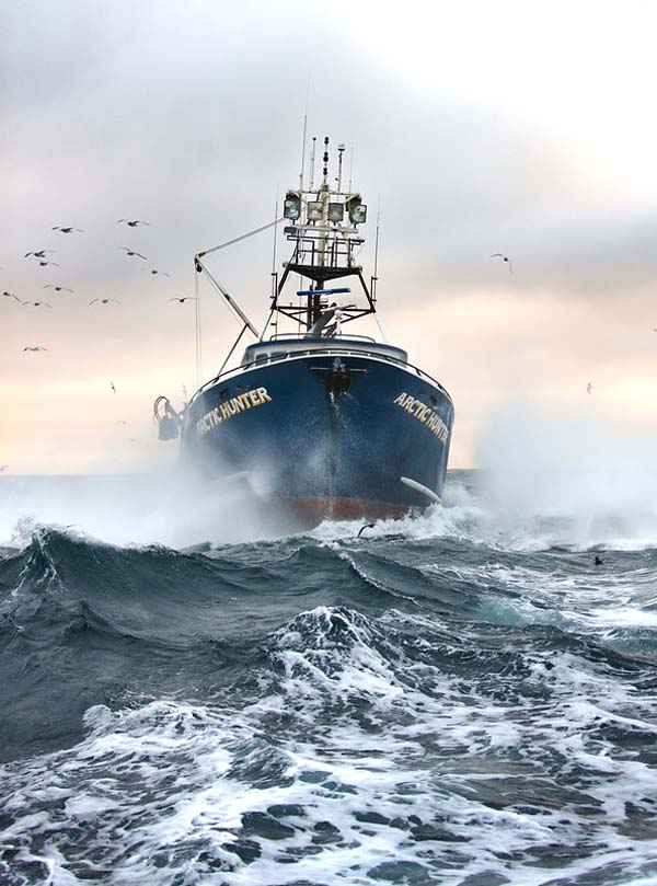 Corey compiled his photos into a book called Fish-Work: The Bering Sea.