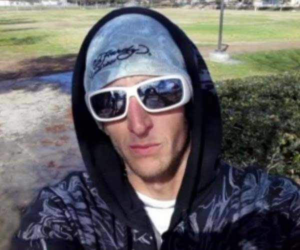 This guy left his phone at a church he robbed. This selfie was on it and then he was found.