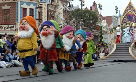 When Walt Disney opened the park he would not allow cast members to have facial hair so the park would be distinguished form sleazy carnivals of another time. After 60 years the rule has been removed, but there will be no cast member with dwarf lengthen beards!