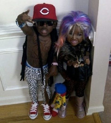 These kids who turned into mini Lil Wayne and Nicki Minaj