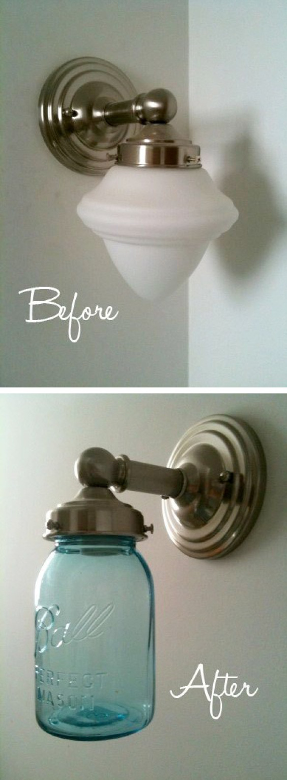 Upcycle it into a cool light fixture.