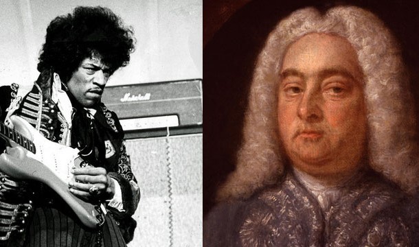 If not for the 200-year difference, Jimi Hendrix and George Handel would have been neighbors. They lived at 23 and 25 Brook Street, respectively, in London.