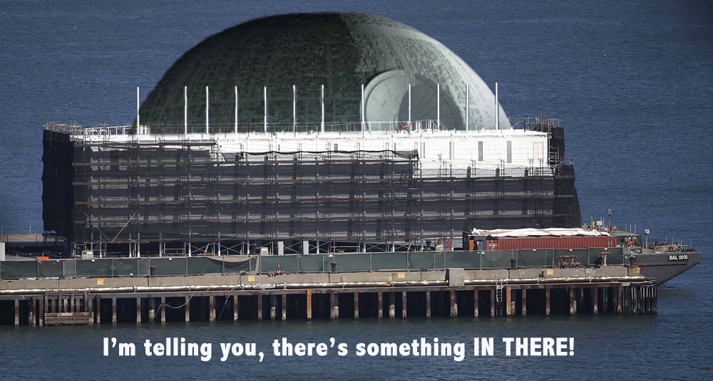 What are they building in the NSA, er, Google barge?