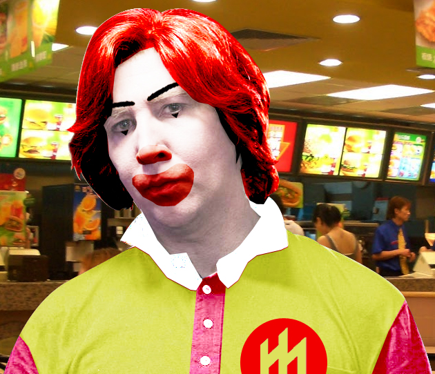 Frustrated Fast Food Worker