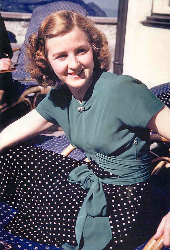 Eva Braun at the Berghof.