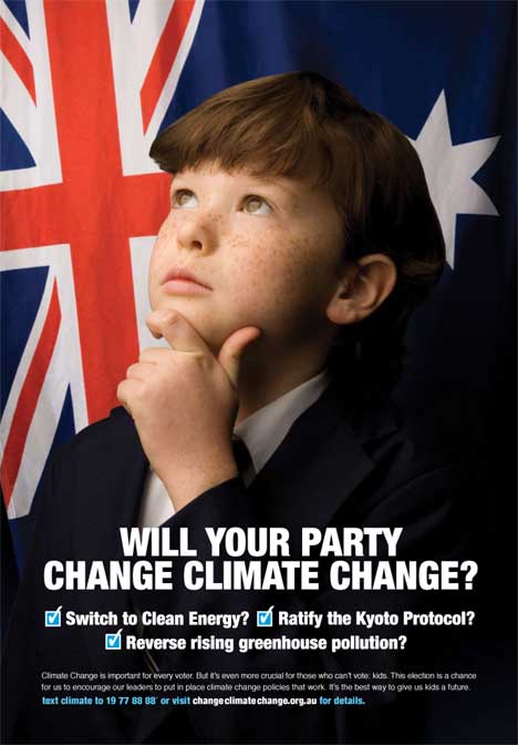 Of course, a political party can change climate change. Just put a tax on it.