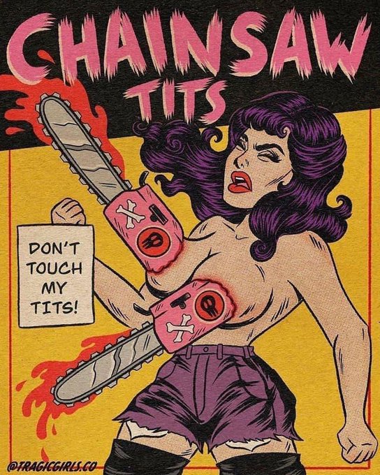 comics - Chainsaw Tits Don'T Touch My Tits! .Co