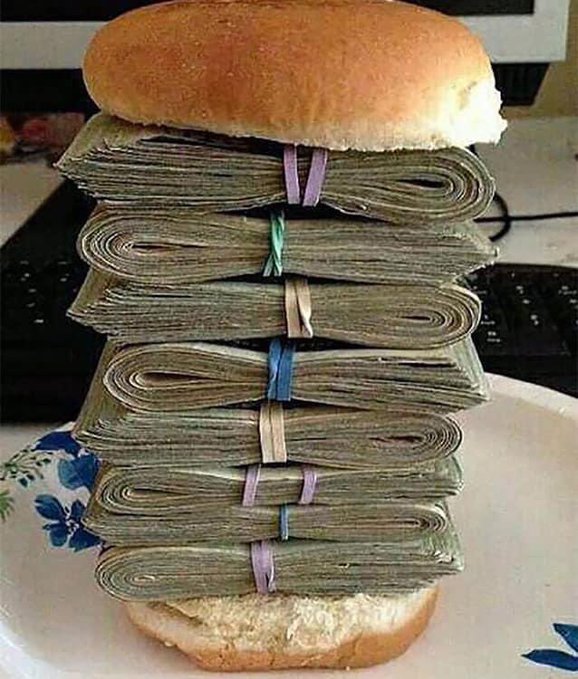 money sandwich