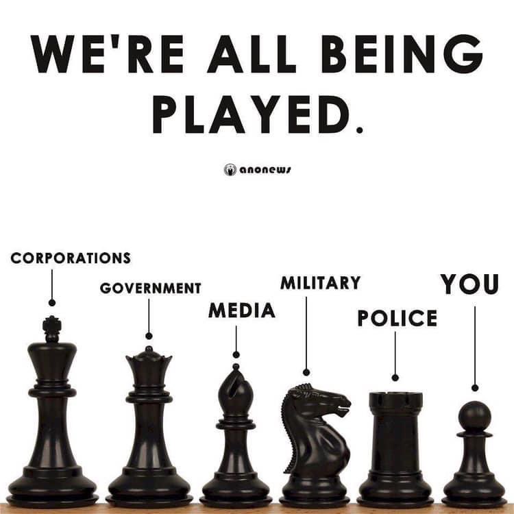 chess quotes about work - We'Re All Being Played anonews Corporations Government Military You Media Police