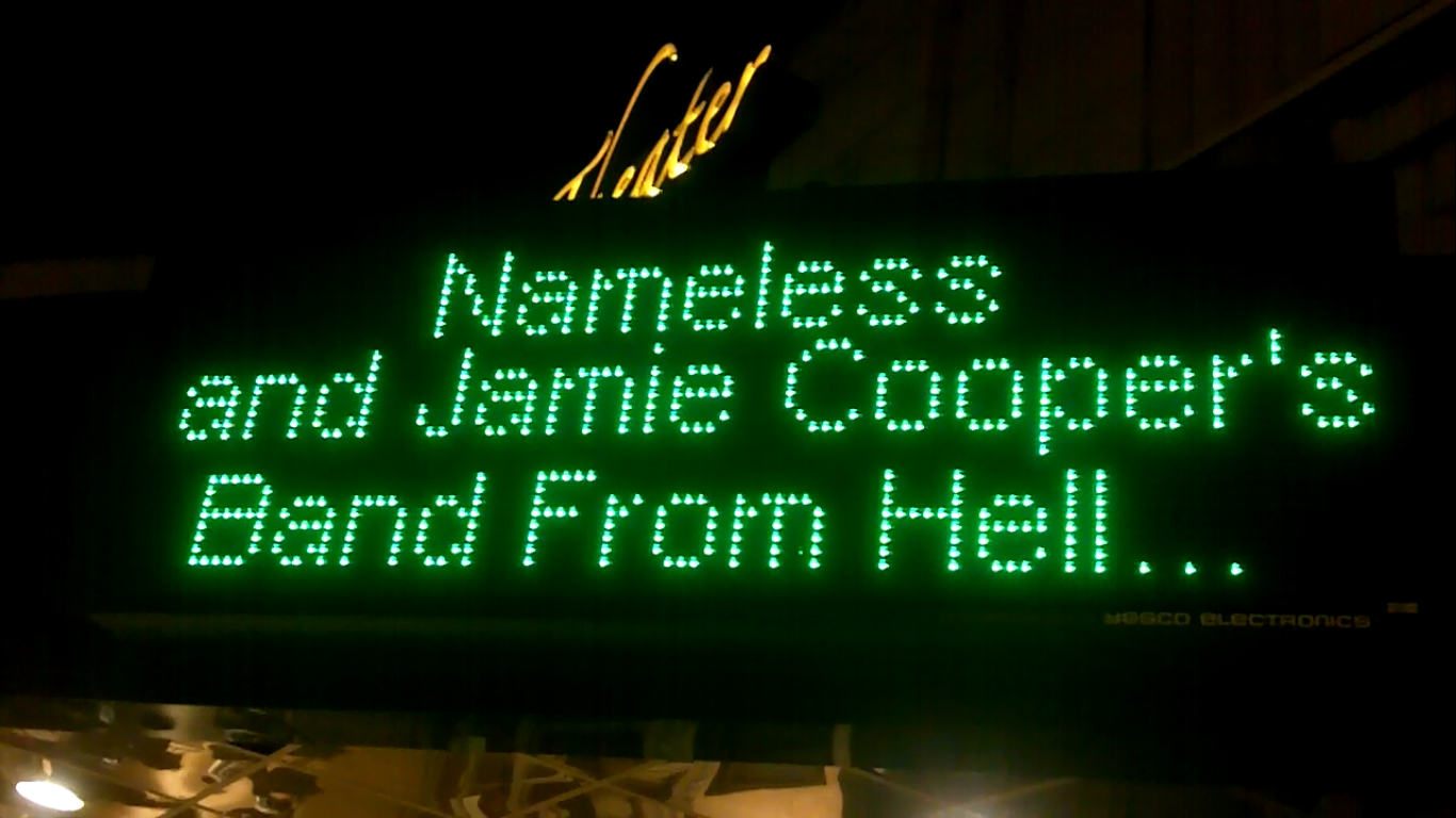 you get to see your name in lights