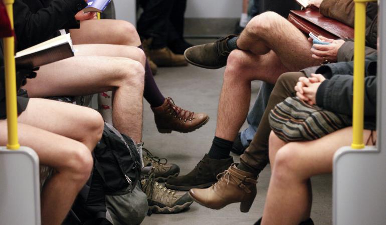 it's ride public transportation without your pants day 2014