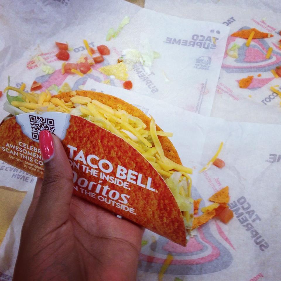 Taco Bell - Doritos Locos TacosAfter it busted onto the scene in March of 2012, the Doritos locos taco quickly became the most popular item in Taco Bell history. In February, the fast food chain announced that a whopping 325 million had been sold.