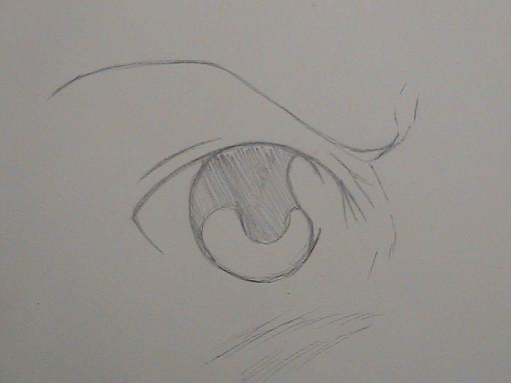 How to draw an anime eye step by step! - Gallery