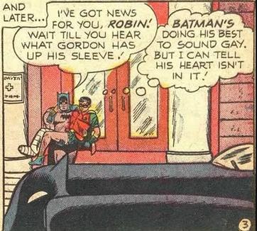 out of context comic book panels - And Later... Jive Got News For You, Robin. Batman'S Wait Till You Hear Doing His Best What Gordon Has To Sound Gay. Up His Sleeve But I Can Tell His Heart Isn'T In It.'